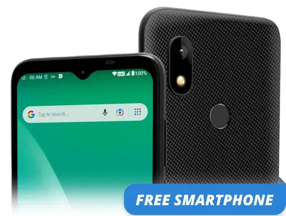 Get a FREE Smartphone + Data, Talk & Text!